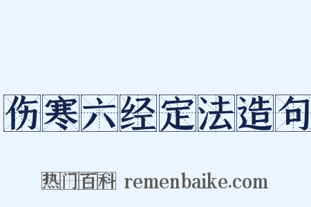 伤寒六经定法造句是什么意思的图片
